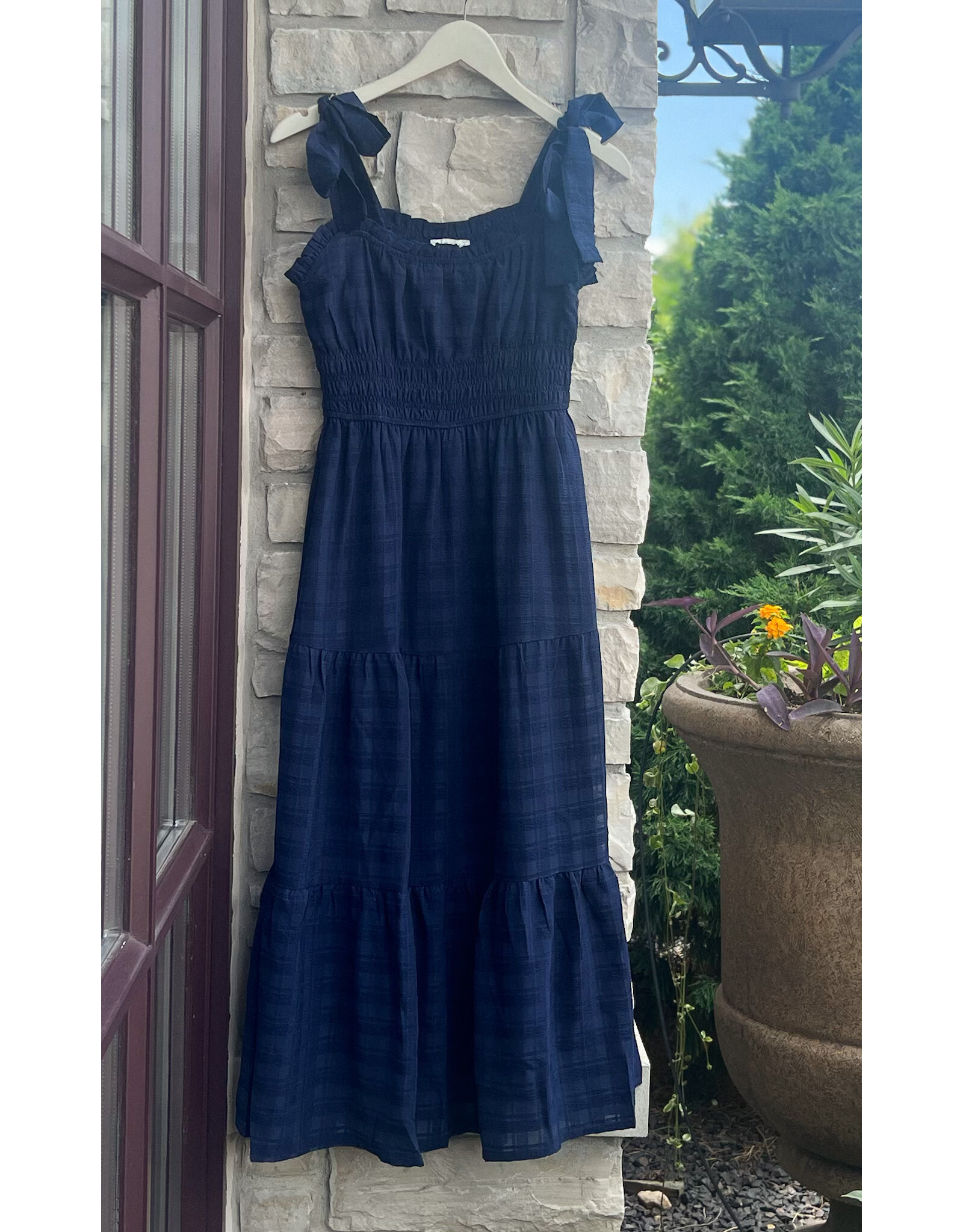 LANDRI MIDI TIERED DRESS