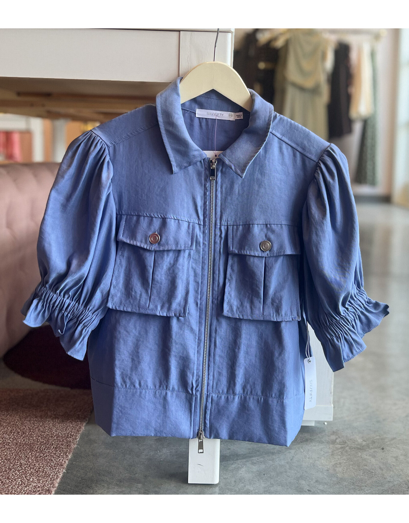 CHRISTINE S/S FLUTTER JACKET