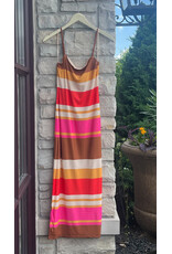 JULIANNA PRINTED MESH DRESS