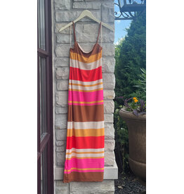 JULIANNA PRINTED MESH DRESS