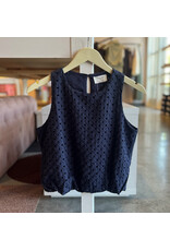 CYRA EYELET BUBBLE TOP