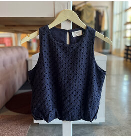 CYRA EYELET BUBBLE TOP