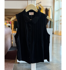 ADJATAY SLEEVELESS COLLARED SHIRT