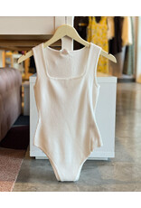 BENVOLIO SQUARE NECK RIBBED BODYSUIT