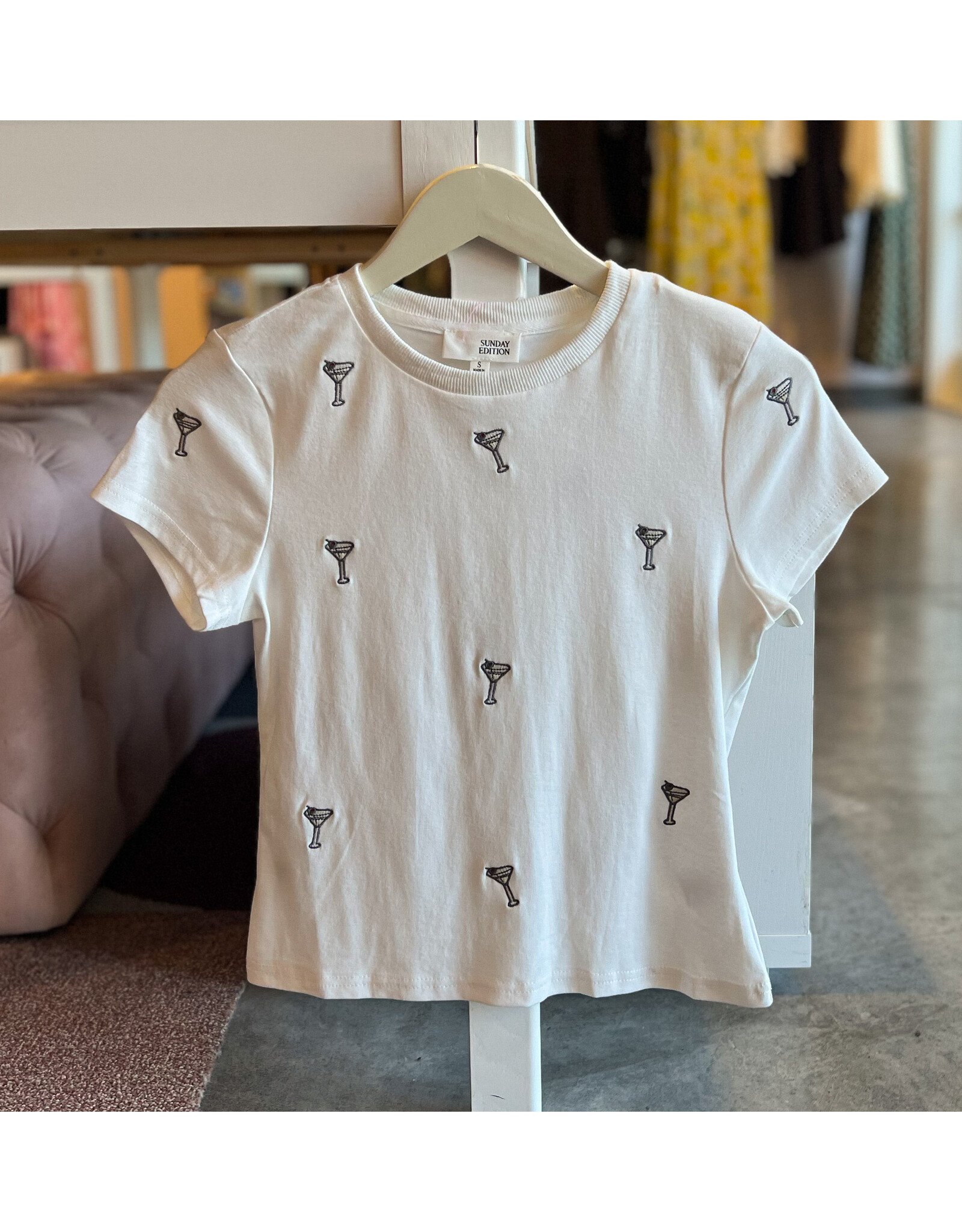 TAAVET MARTINI EMBROIDERED TEE