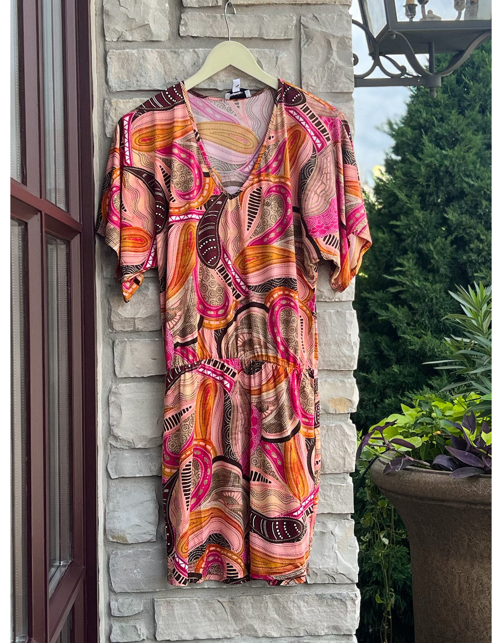 LEONA V NK TUNIC DRESS