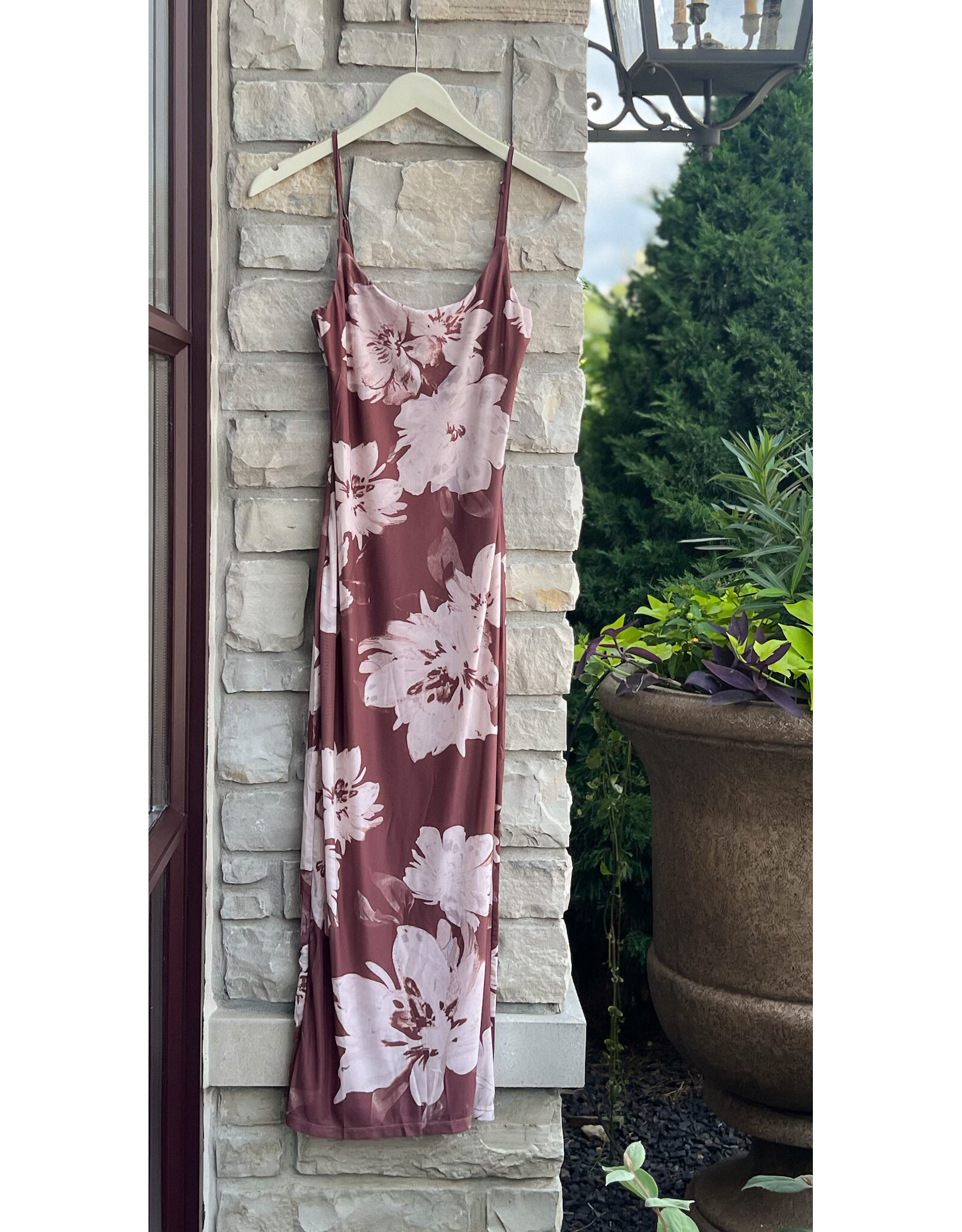 ZESHAWN MESH MIDI DRESS