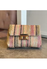YOSHINO STRAW SQUARE CROSSBODY