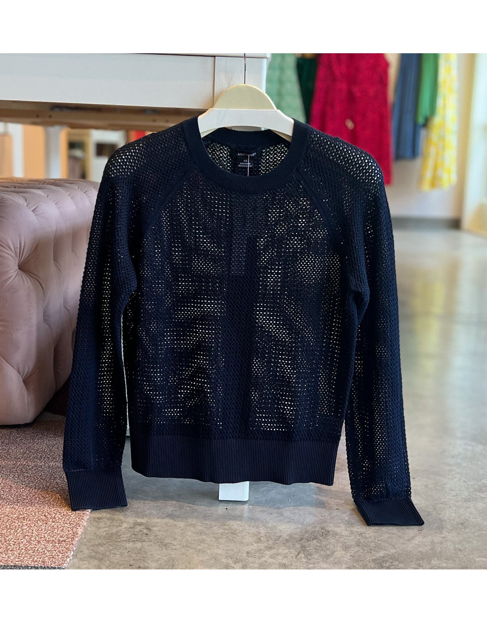 SANCTUARY SOLEIL OPEN STITCH SWEATER