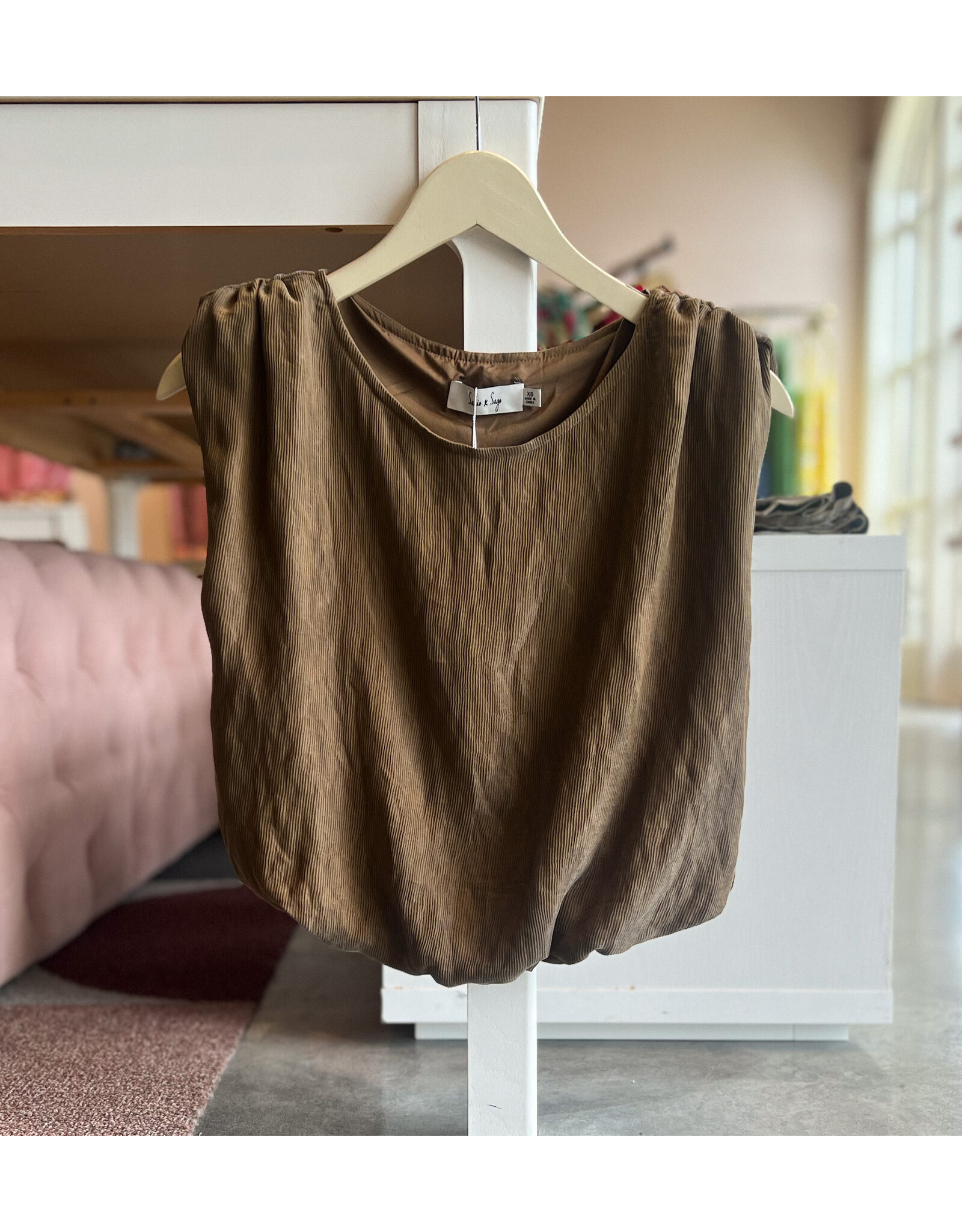 SADIE & SAGE SEPIA SKY BUBBLE TOP
