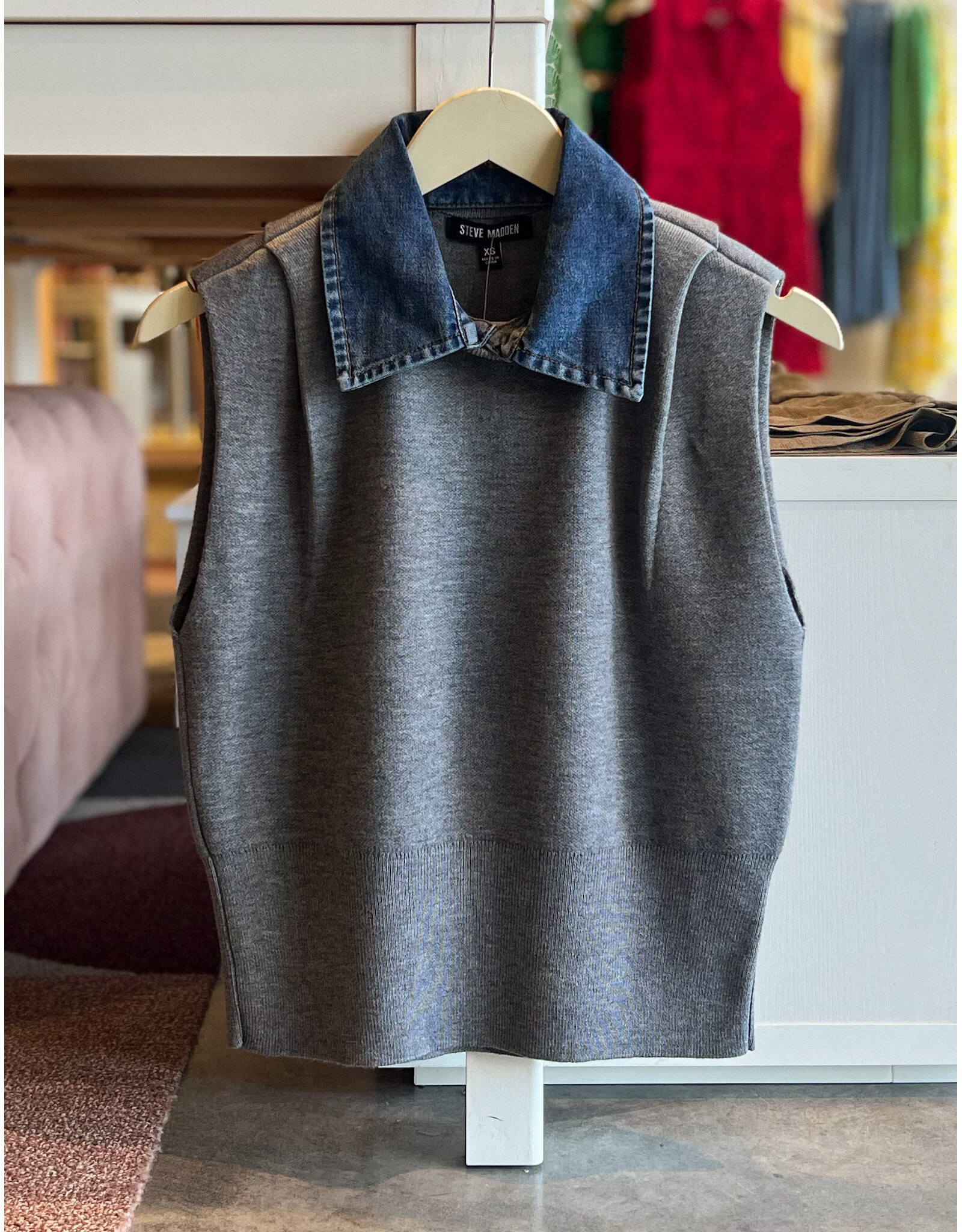 STEVE MADDEN KELSON SWEATER TOP