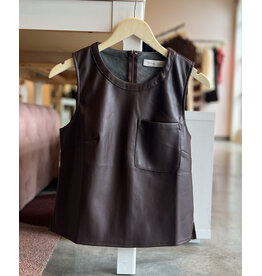 VAUGHN VEGAN LEATHER SHELL