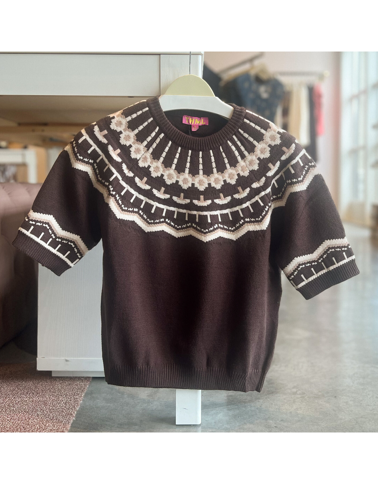 THML GEMMA PATTERNED SWEATER