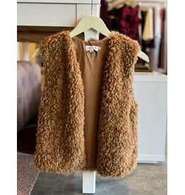 MOLLY BRACKEN ANGELITA FAUX FUR VEST