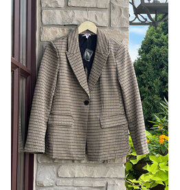 LORENZO HOUNDSTOOTH BLAZER