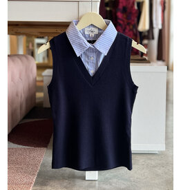 ELIANNA COLLAR DETAIL SLEEVELESS TOP