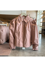 KYVELI GATHERED SHOULDER DETAIL JACKET