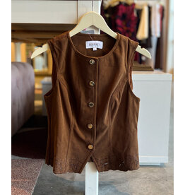 ROBERT CORDUROY EMBROIDERED VEST