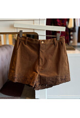 WARREN CORDUROY EMBROIDERED SHORTS