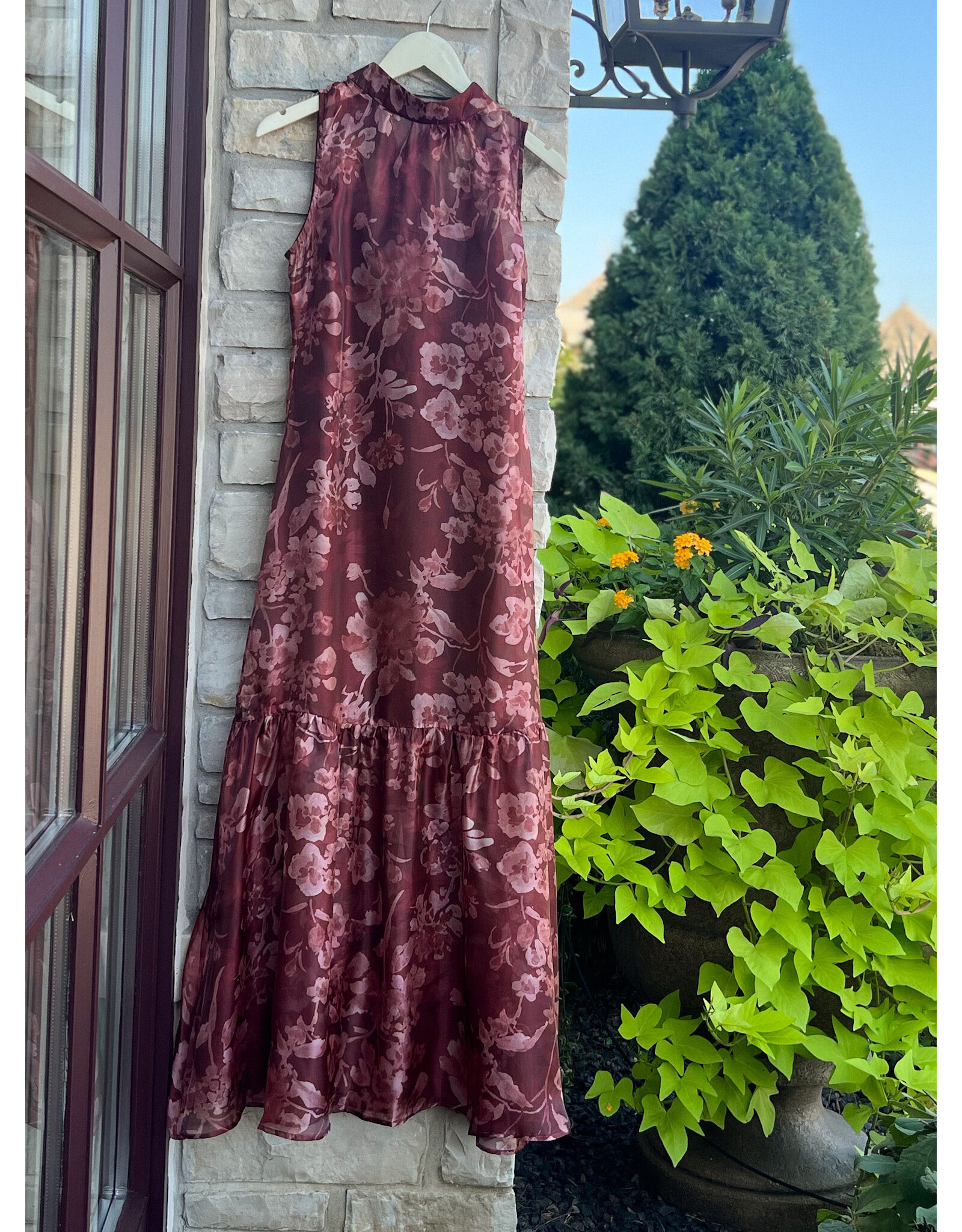 DESIREE MOCK NECK MAXI DRESS