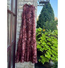 DESIREE MOCK NECK MAXI DRESS