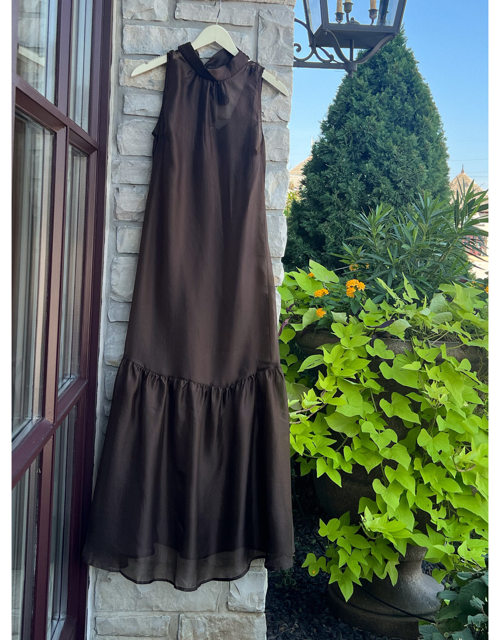 ELOUISE MOCK NECK MAXI DRESS