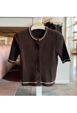 LORRAINE CONTRAST EDGE SWEATER