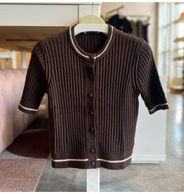 LORRAINE CONTRAST EDGE SWEATER