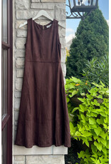 MARLON FAUX SUEDE MIDI DRESS