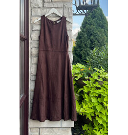 MARLON FAUX SUEDE MIDI DRESS