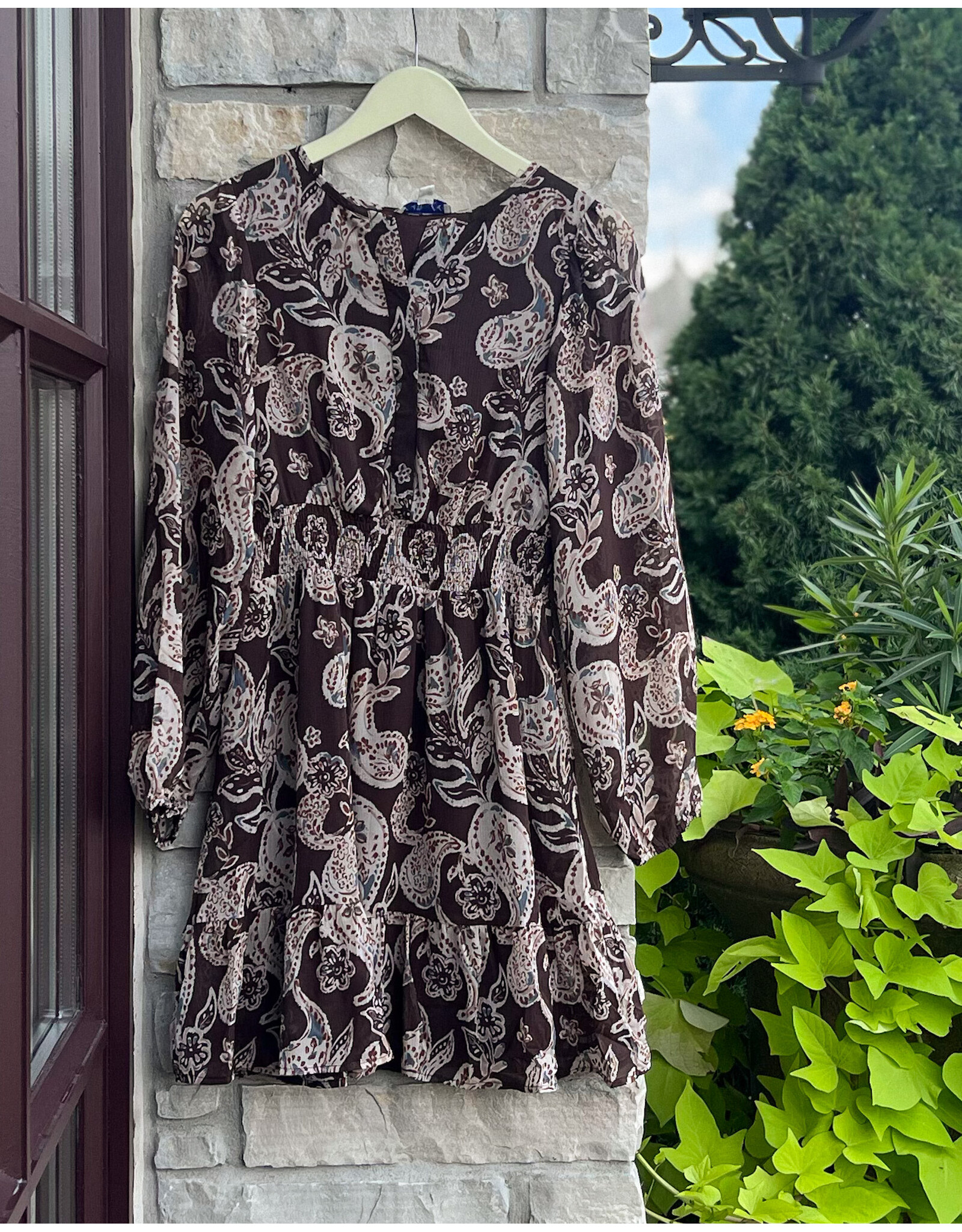 CHANNING CHIFFON PRINT DRESS