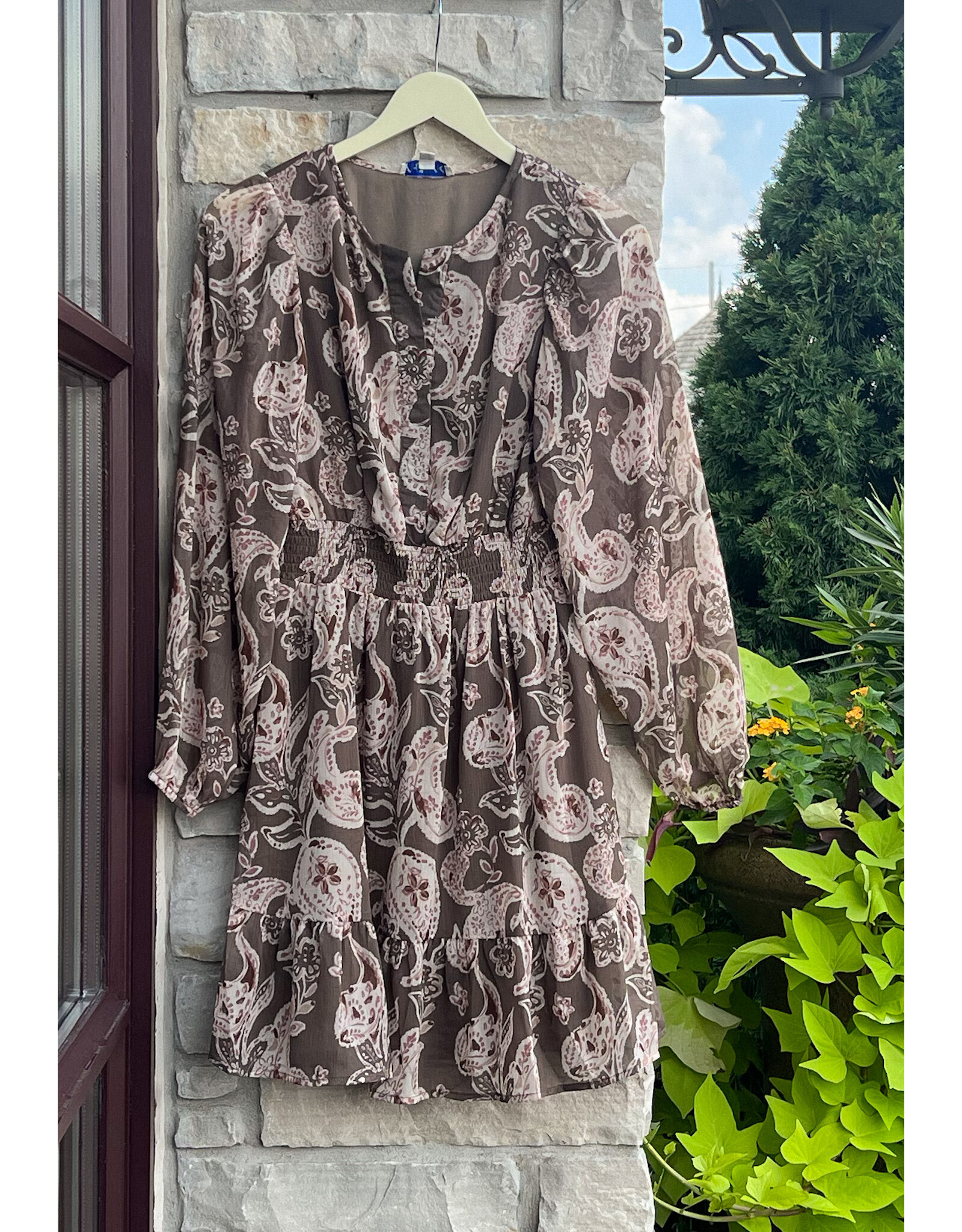 CHANNING CHIFFON PRINT DRESS
