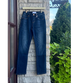 DEAR JOHN BLAIRE MID RISE SLIM STRAIGHT DENIM