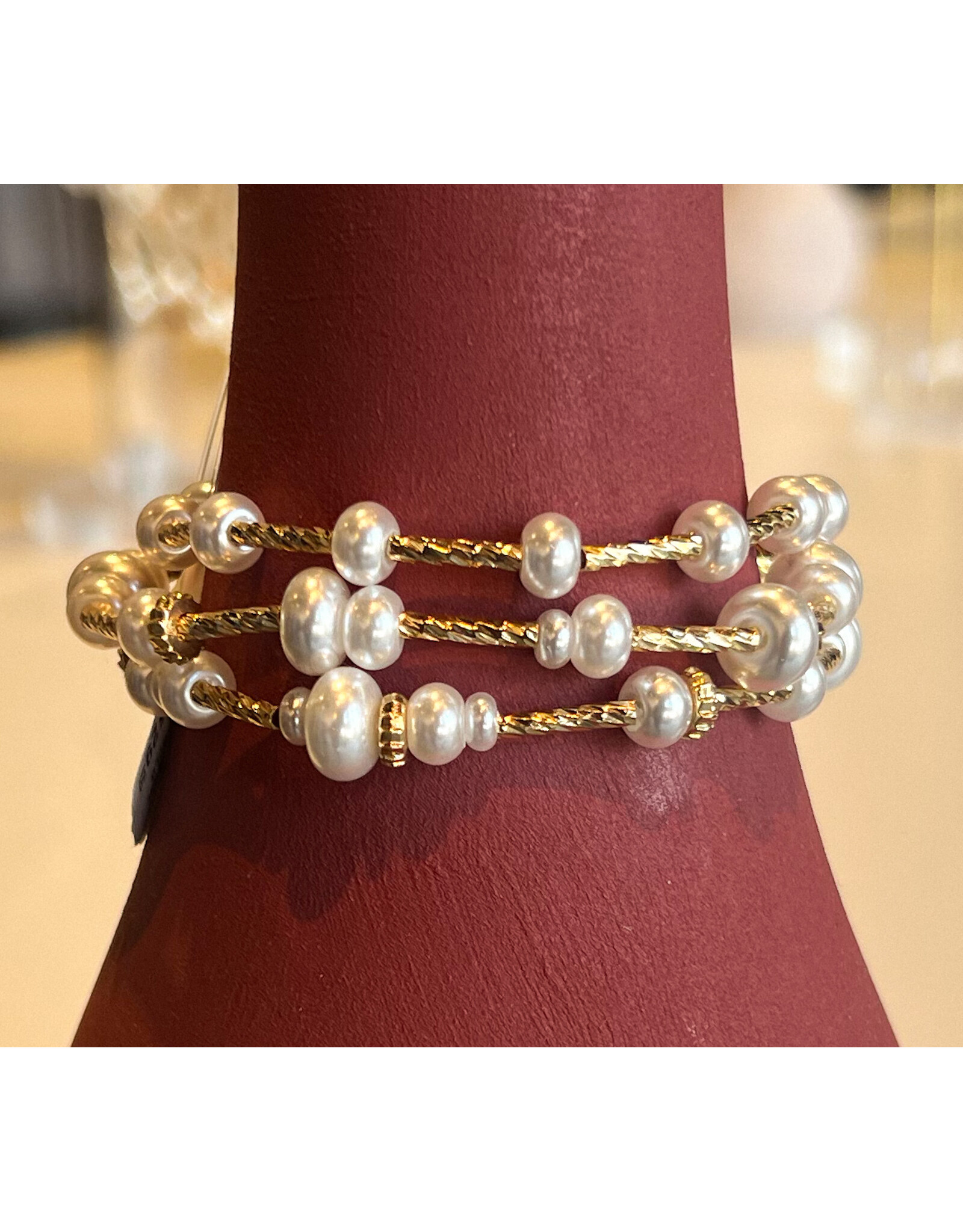 KRISHNA 3 PEARL BRACELET