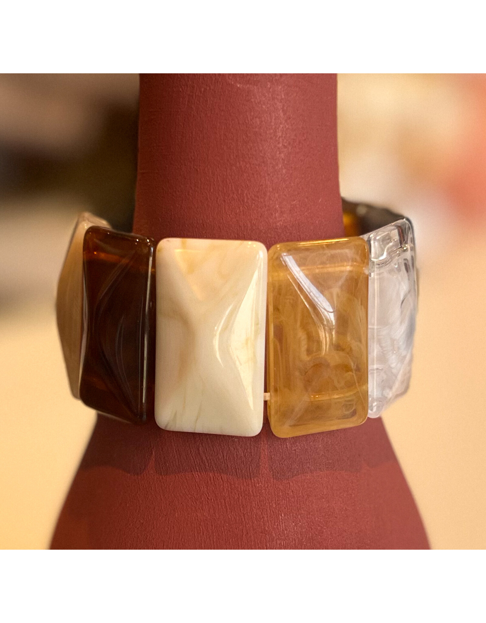JUDAH RECTANGLE RESIN BRACELET