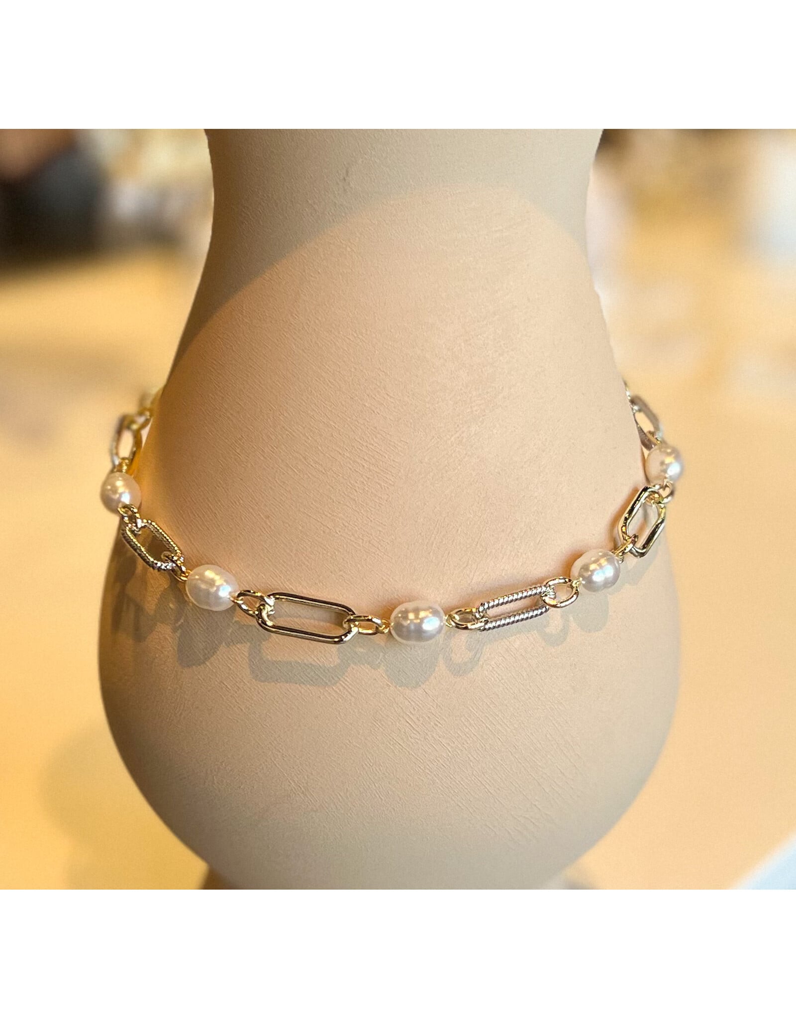 OAKLEE PEARL CHAIN NECKLACE