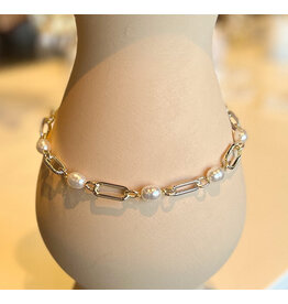 OAKLEE PEARL CHAIN NECKLACE