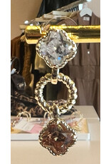 AMBRE CLOVER DROP EARRING