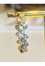 YARA PAVE CIRCLE HOOP