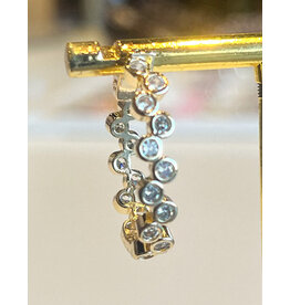 YARA PAVE CIRCLE HOOP