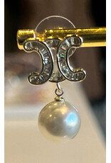 GINEVRA DROP PEARL EARRING