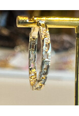 LUDOVICA OVAL LINK HOOP