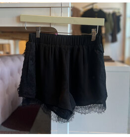 DEANDRE LACE DETAIL SHORTS