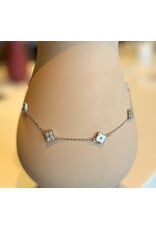 KINLEY CZ FLOWER NECKLACE