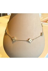 KINLEY CZ FLOWER NECKLACE