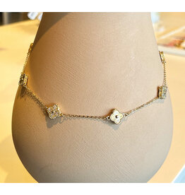 KINLEY CZ FLOWER NECKLACE