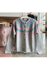 KEITH NORDIC PATTERN CARDIGAN