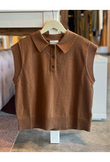 EWEN COLLAR DETAIL SLEEVELESS TOP