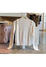 MOLLY BRACKEN MONRIE BUTTON DETAIL SWEATER