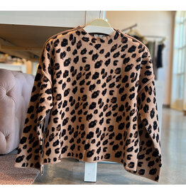 MOLLY BRACKEN KARSON LEOPARD SWEATER